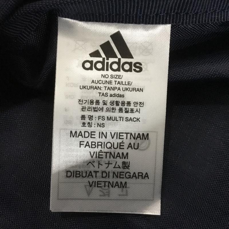 アディダス adidas バッグ バッグ ED1643 TANGO マルチサック シューズケース サッカー フットサル タグ付き ロゴ、文字 紺 / ネイビー / メンズ USED 古着 中古 10132769