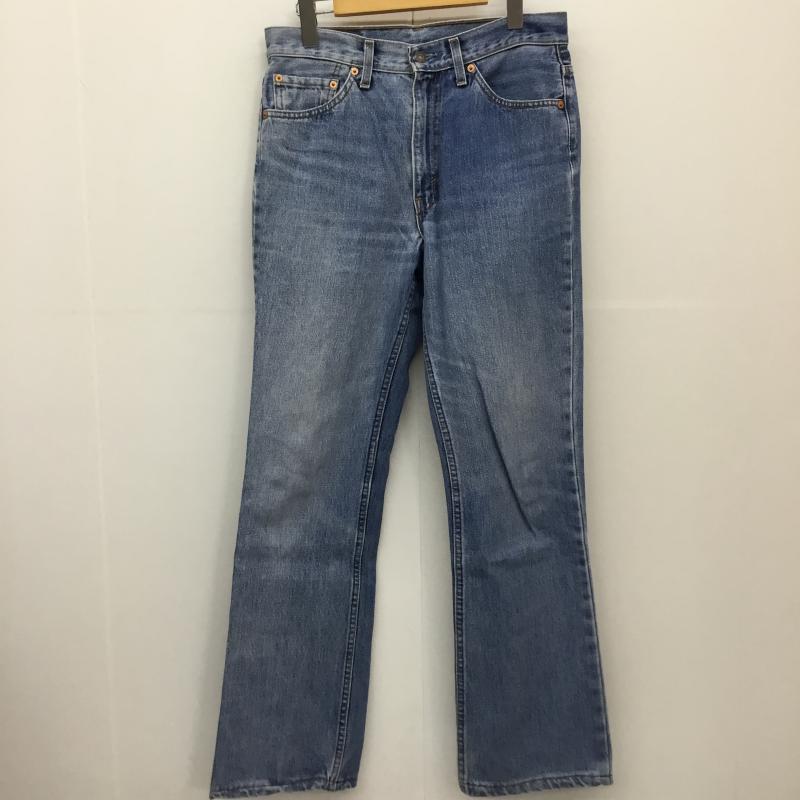 リーバイス Levi s パンツ デニム、ジーンズ 517 USA製 84011-3 31インチ 無地 青 / ブルー /  メンズ USED 古着 中古 10125241