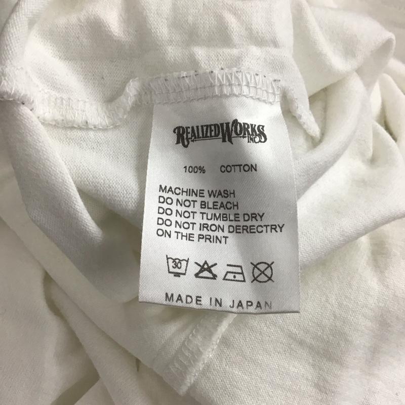 クライミー CRIMIE Tシャツ 半袖 半袖カットソー Vネック プリントTシャツ L 無地 白 / ホワイト / メンズ USED 古着 中古 10145300