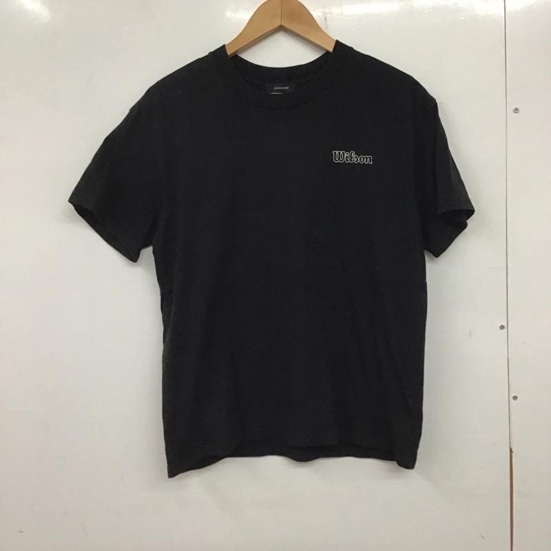 ジーナシス JEANASIS Tシャツ 半袖 JS063832YG FREE プリント 黒 / ブラック / レディース USED 古着 中古 10137268