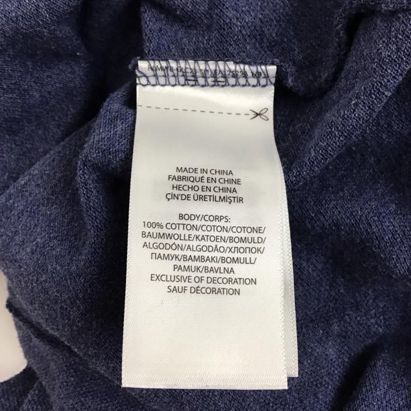 ポロラルフローレン POLO RALPH LAUREN ポロシャツ 長袖 長袖ポロシャツ 長袖カットソー カラーシャツ XL ロゴ、文字 紺 / ネイビー / メンズ USED 古着 中古 10125113