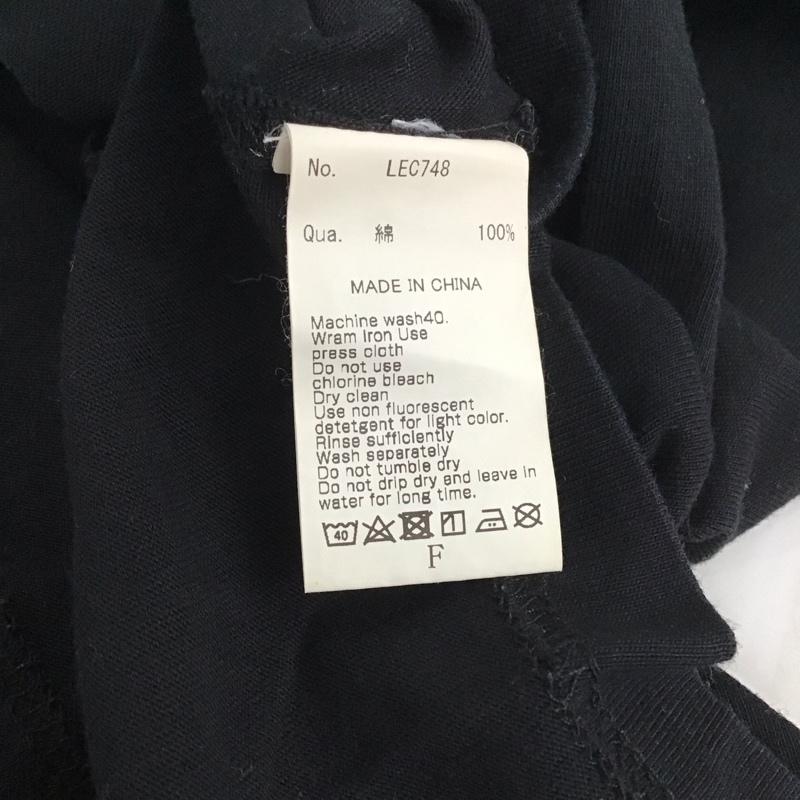 レジェンダ LEGENDA Tシャツ 半袖 半袖カットソー プリントTシャツ クルーネックカットソー FREE ロゴ、文字 黒 / ブラック / メンズ USED 古着 中古 10133227