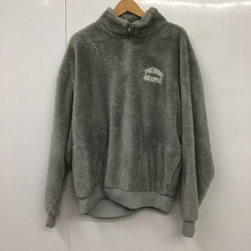 ロデオクラウンズワイドボウル RODEO CROWNS WIDE BOWL ジャケット、上着 ジャンパー、ブルゾン ボアジャケット FREE 無地 灰 / グレー / レディース USED 古着 中古 10131054