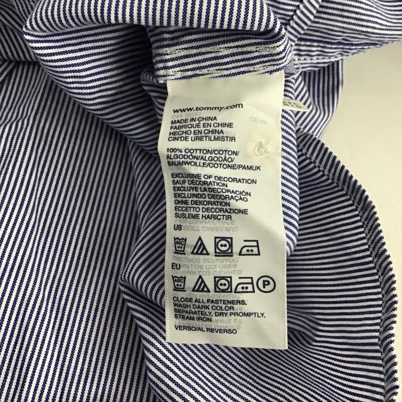 トミーヒルフィガー TOMMY HILFIGER シャツ、ブラウス 長袖 XS ストライプ マルチカラー / マルチカラー / レディース USED 古着 中古 10129831