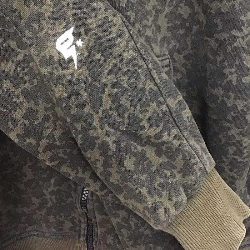 ジースターロゥ G-STAR RAW パーカー 長袖 長袖パーカー ジップアップパーカー スウェット L ロゴ、文字 マルチカラー / マルチカラー / メンズ USED 古着 中古 10138433