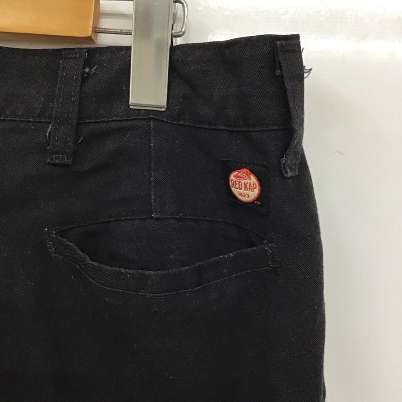 レッドキャップ RED KAP パンツ チノパン チノパン ワイドパンツ カジュアルパンツ 32インチ 無地 黒 / ブラック /  メンズ USED 古着 中古 10125334