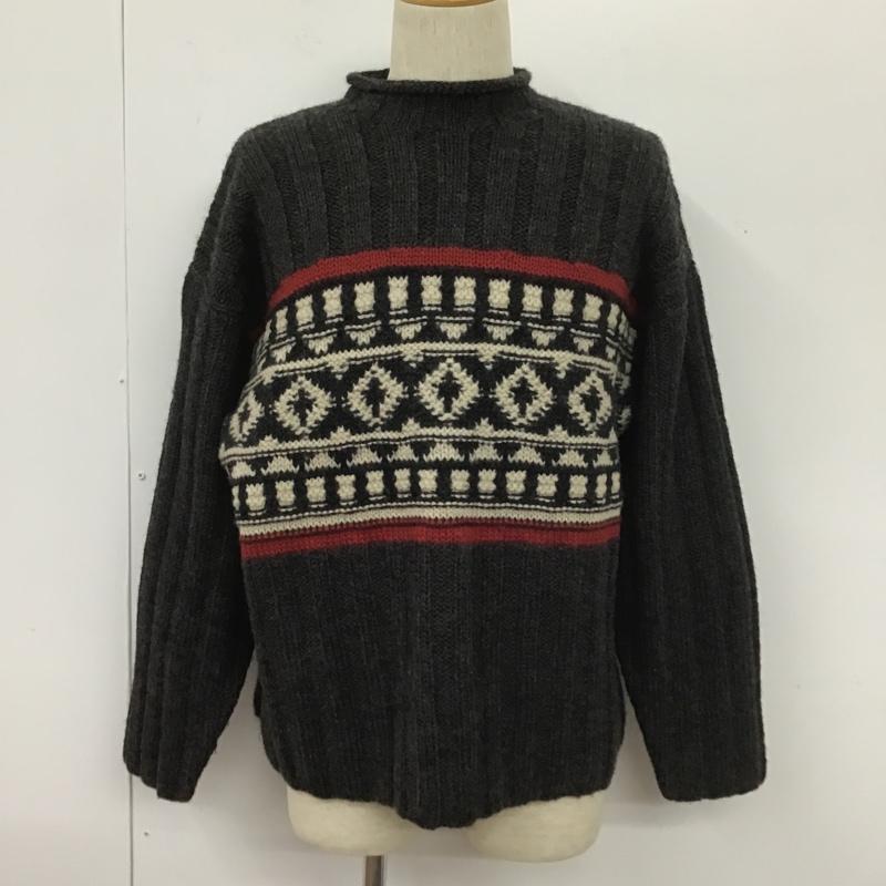 ジェイクルー J.CREW ニット、セーター 長袖 S 無地 灰 / グレー / メンズ USED 古着 中古 10105972