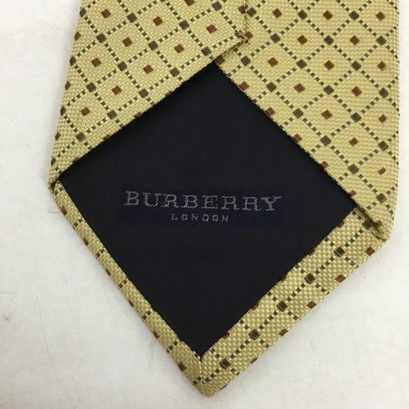 バーバリーロンドン Burberry London ネクタイ ネクタイ シルク 総柄 ベージュ / ベージュ / メンズ USED 古着 中古 10130029