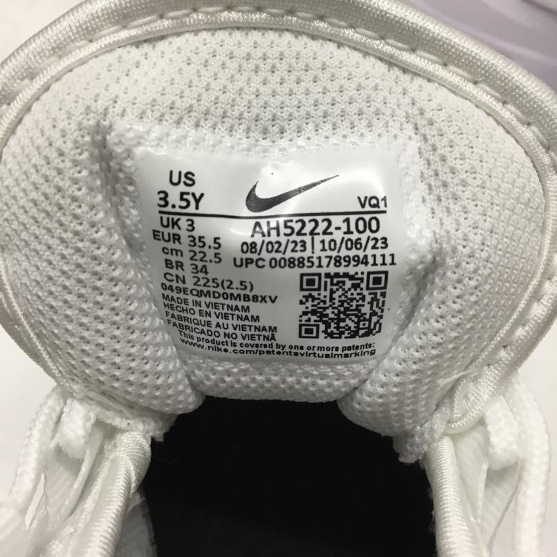 ナイキ NIKE スニーカー スニーカー AH5222-100 AIR MAX AXIS GS 22.5cm 22.5cm ロゴ、文字 白 / ホワイト / X 黒 / ブラック / レディース USED 古着 中古 10109377