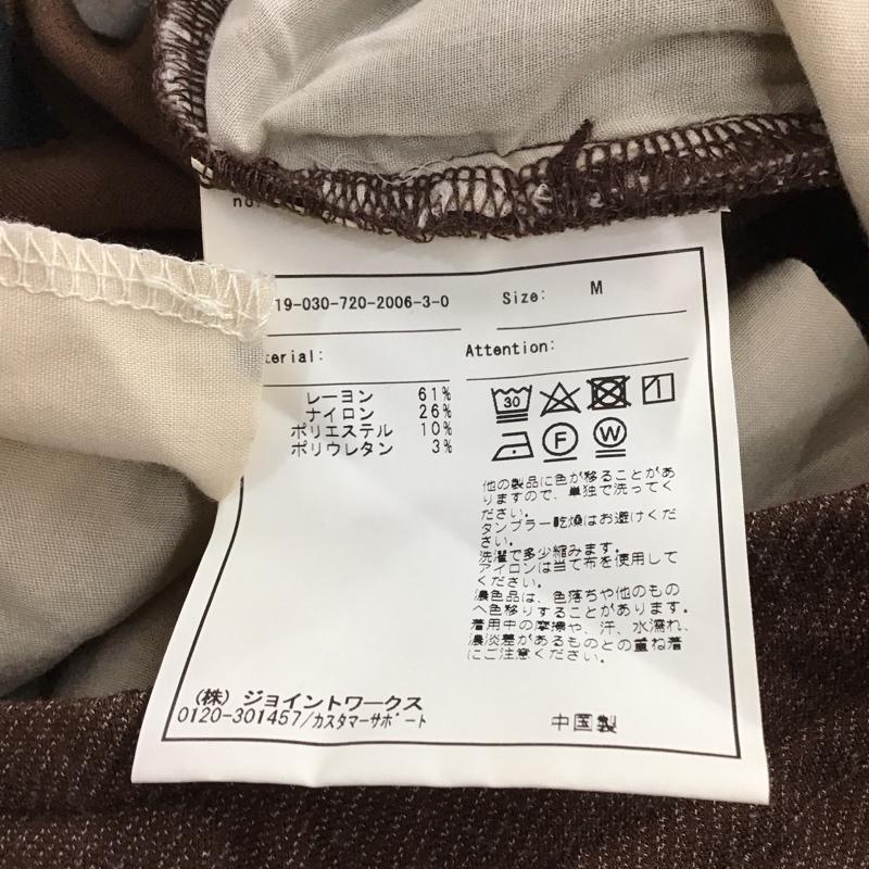 インヘリット INHERIT パンツ ワークパンツ、ペインターパンツ ワイドパンツ カジュアルパンツ ワークパンツ ストレッチ M 無地 茶 / ブラウン / メンズ USED 古着 中古 10132278