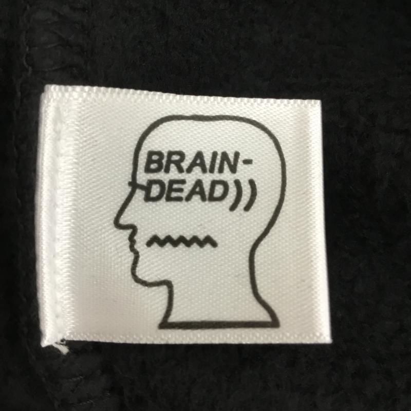 ブレインデット BRAIN DEAD トレーナー 長袖 Sunflower Paneled Crewneck L ワンポイント 黒 / ブラック / メンズ USED 古着 中古 10136079