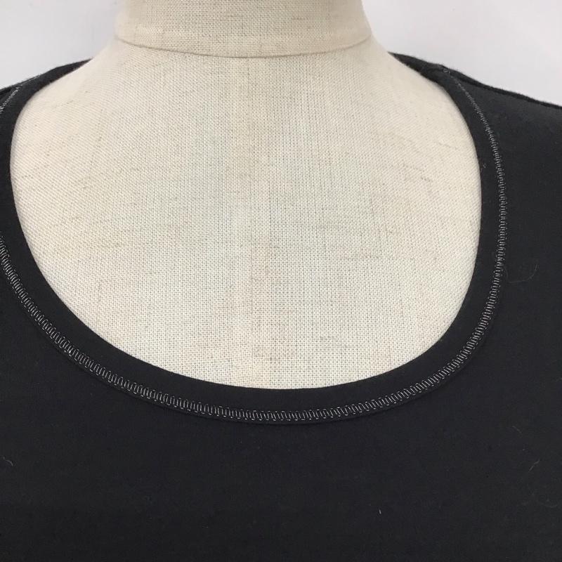 バーバリーロンドン Burberry London Tシャツ 半袖 半袖カットソー プリントTシャツ クルーネックカットソー 2 ロゴ、文字 黒 / ブラック / レディース USED 古着 中古 10112515