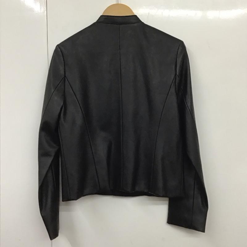 オペークドットクリップ OPAQUE.CLIP ジャケット、上着 ライダース 637-46007 L 無地 黒 / ブラック / レディース USED 古着 中古 10130386