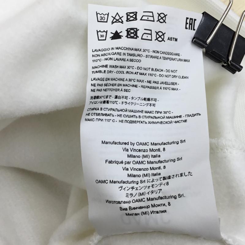 オーエーエムシー OAMC トレーナー 長袖 23A28OAJ03 M ロゴ、文字 白 / ホワイト /  メンズ USED 古着 中古 10120961