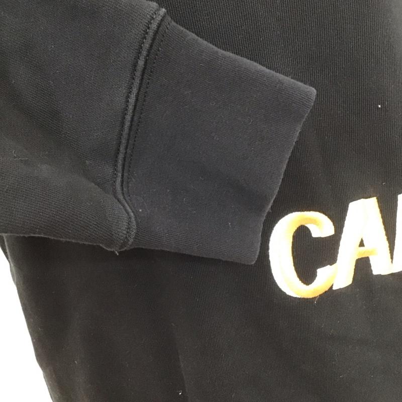 カルヴァン クライン ジーンズ Calvin Klein Jeans トレーナー 長袖 J321456 刺繍 L ロゴ、文字 黒 / ブラック / メンズ USED 古着 中古 10111841