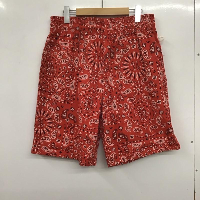クックマン COOKMAN パンツ ショートパンツ ショートパンツ ハーフパンツ カジュアルパンツ L プリント 赤 / レッド / メンズ USED 古着 中古 10134805