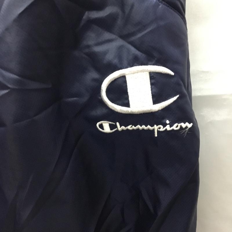 チャンピオン Champion ボトムス ボトムス cj1554 ウインドブレーカー ロゴ、文字 紺 / ネイビー / メンズ USED 古着 中古 10110684