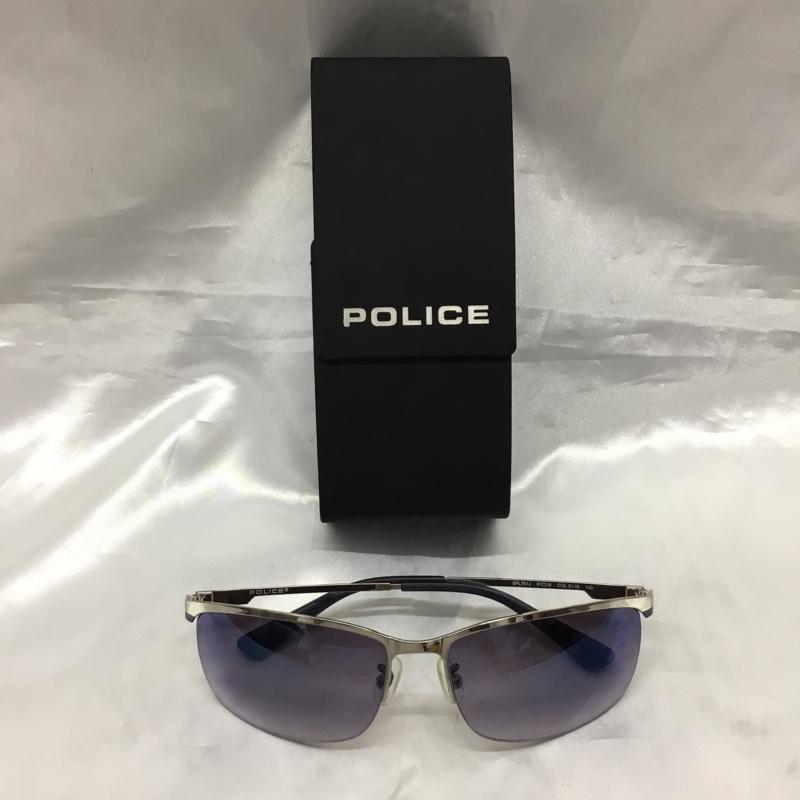 ポリス POLICE めがね・サングラス サングラス SPL751J グラデーション ロゴ、文字 銀 / シルバー / X 紫 / パープル / メンズ USED 古着 中古 10116898