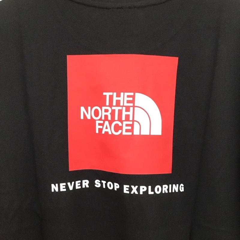 ザノースフェイス THE NORTH FACE Tシャツ 半袖 NF0A87NPJK3 L ロゴ、文字 X プリント 黒 / ブラック / メンズ USED 古着 中古 10132533