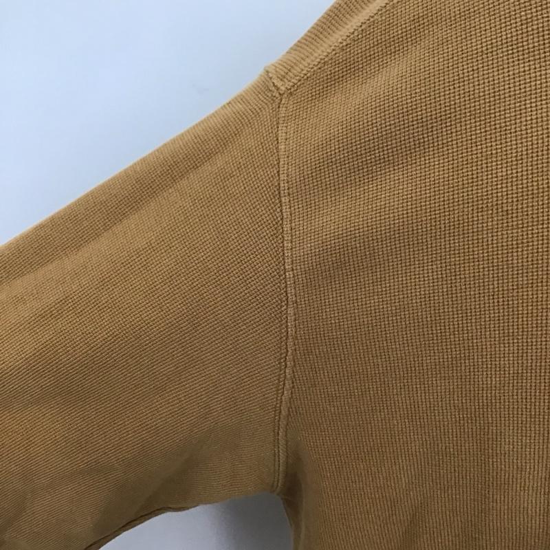 カーハート Carhartt カットソー 長袖 k200brn CottonLongSleeveHenleyShirt 長袖Tシャツ ヘンリーネックカットソー L 無地 茶 / ブラウン /  メンズ USED 古着 中古 10111630