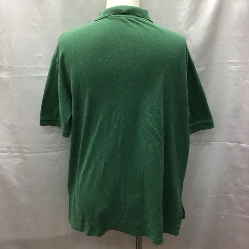 ポロバイラルフローレン Polo by RALPH LAUREN ポロシャツ 半袖 XL 無地 緑 / グリーン / メンズ USED 古着 中古 10108684