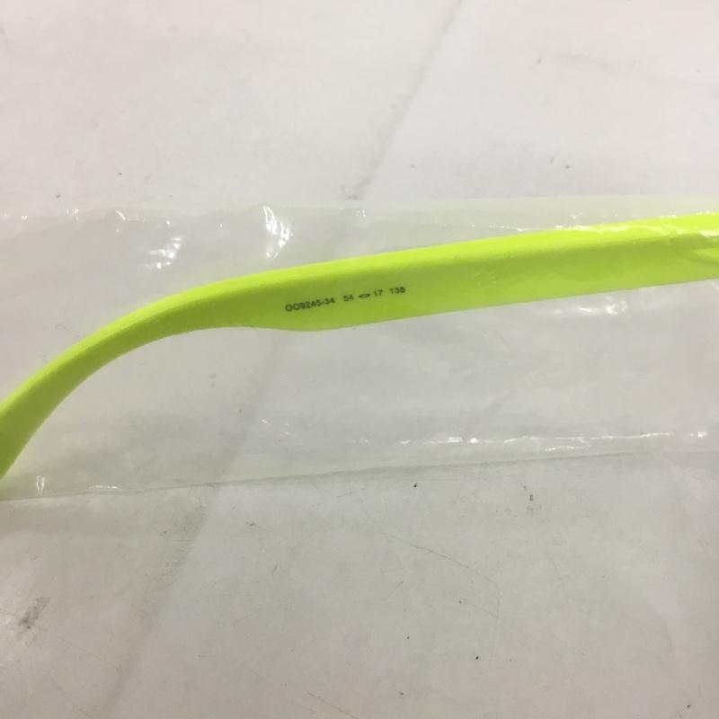 ダブルタップス W)TAPS めがね・サングラス サングラス OAKLEY OO9245-34 FROGSKINS 16SS ロゴ、文字 黒 / ブラック / X 黄 / イエロー / メンズ USED 古着 中古 10132040