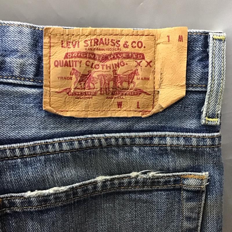 リーバイス Levi s パンツ デニム、ジーンズ US517-0004 USA製 31インチ 31インチ 無地 青 / ブルー /  メンズ USED 古着 中古 10122619