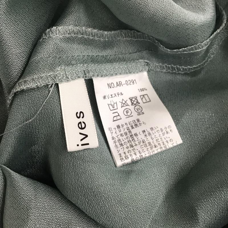 アルシーヴ archives シャツ、ブラウス 長袖 AR-0291 シアーシャツ 無地 緑 / グリーン / レディース USED 古着 中古 10114092