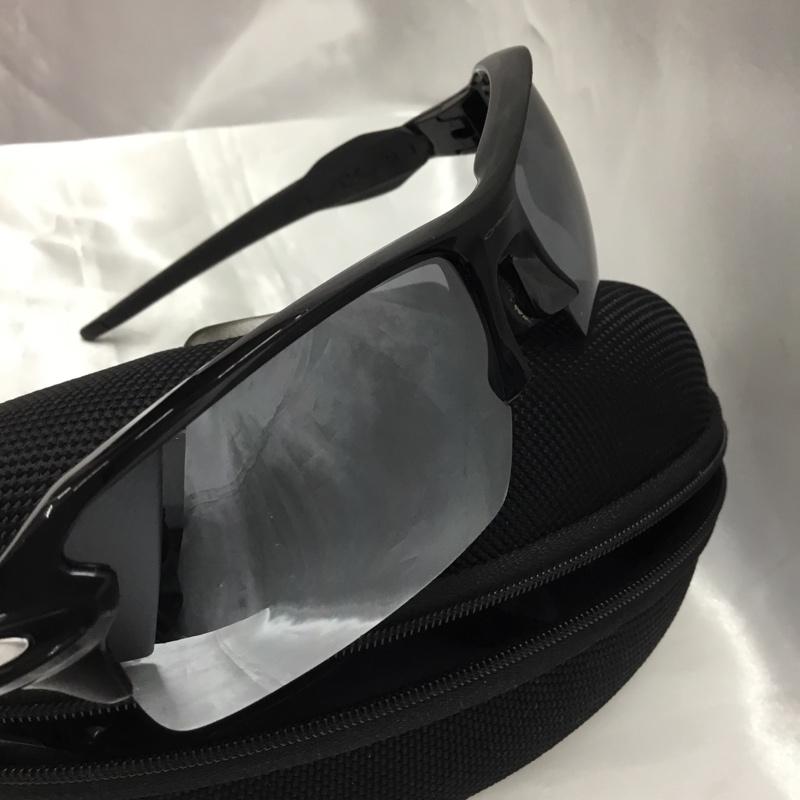 オークリー OAKLEY めがね・サングラス サングラス OO9271-09 FLAK2.0 アジアフィット ミラーレンズ ワンポイント 黒 / ブラック / メンズ USED 古着 中古 10110644