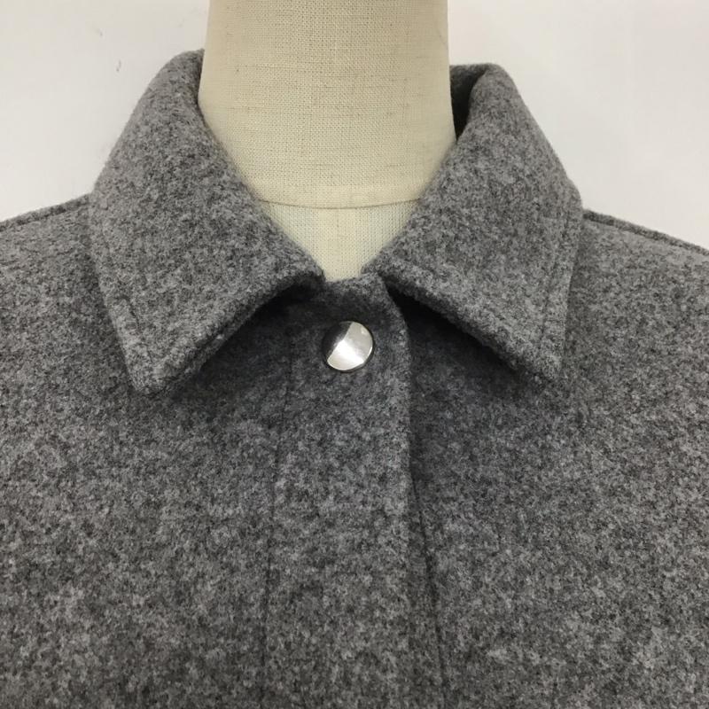 ザラ ZARA ジャケット、上着 ジャケット、ブレザー カジュアルジャケット カラージャケット アウター S 無地 灰 / グレー / レディース USED 古着 中古 10107089