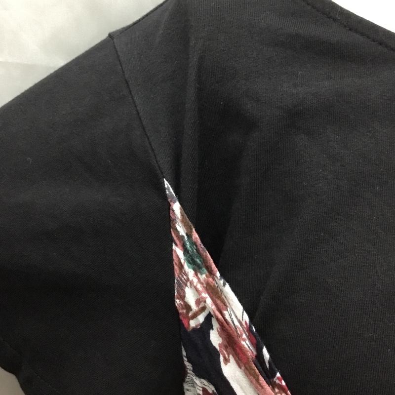 チャオパニック CIAOPANIC カットソー 半袖 半袖カットソー プリントTシャツ クルーネックカットソー FREE 無地 黒 / ブラック / レディース USED 古着 中古 10118453