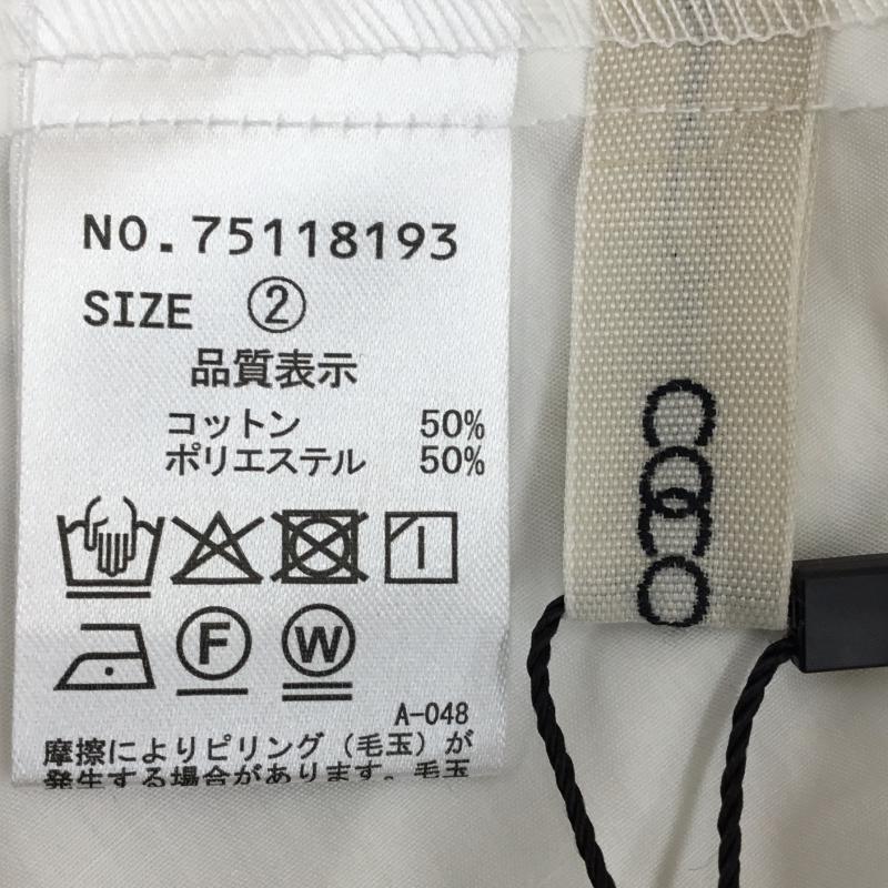 ココ ディール COCO DEAL シャツ、ブラウス 長袖 2 無地 白 / ホワイト / レディース USED 古着 中古 10134740