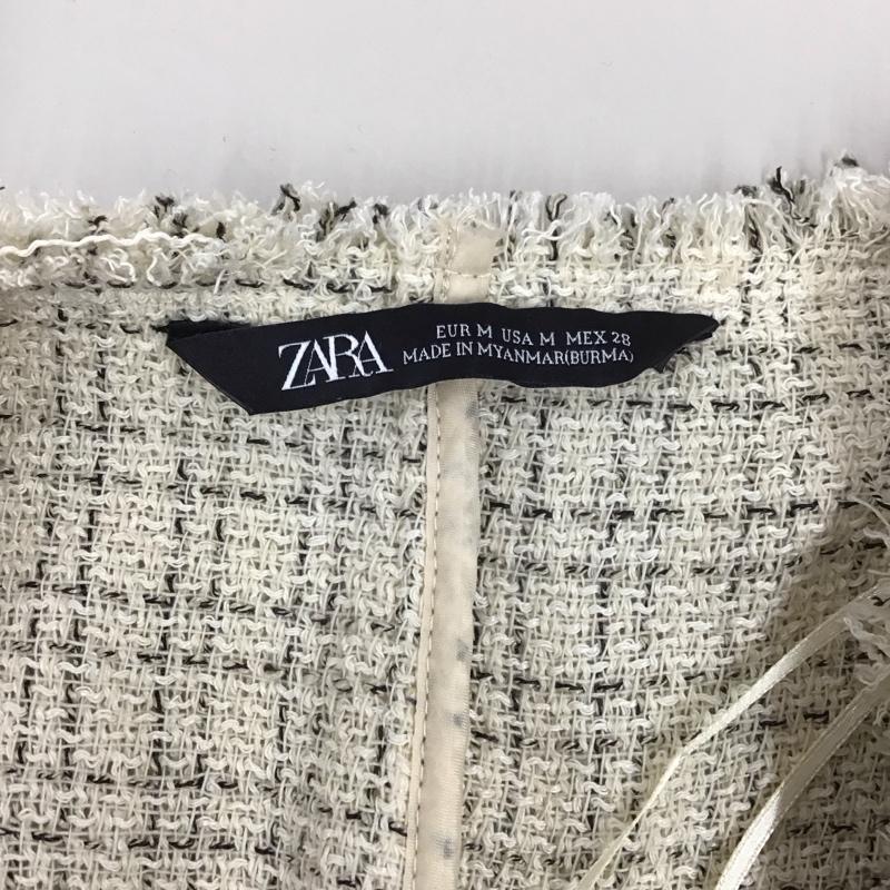 ザラ ZARA ジャケット、上着 ジャケット、ブレザー 7901/031/711 Tweed Peplum Jacket M マルチカラー / マルチカラー / レディース USED 古着 中古 10112536