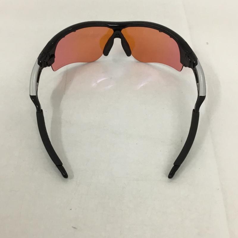 オークリー OAKLEY めがね・サングラス サングラス OO9206-28 RADAR LOCK スポーツサングラス ミラーレンズ 箱有 ロゴ、文字 黒 / ブラック / メンズ USED 古着 中古 10129373