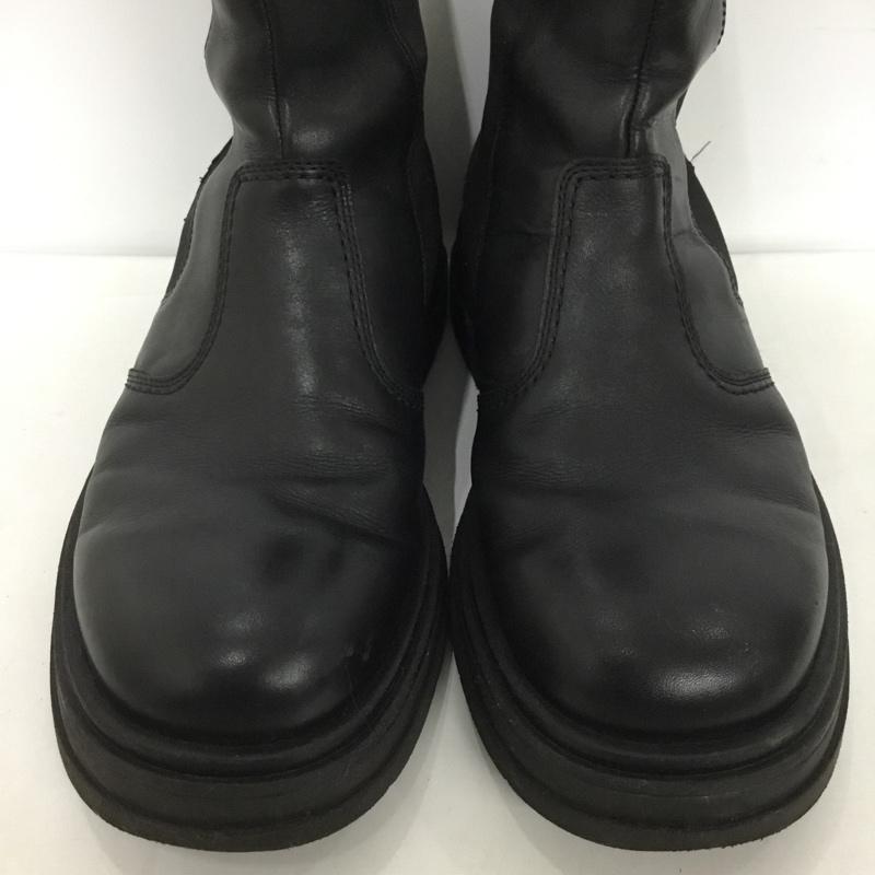 ザラ ZARA ブーツ ショートブーツ 2007 822 040 サイドゴアブーツ EU44 無地 黒 / ブラック / メンズ USED 古着 中古 10125171