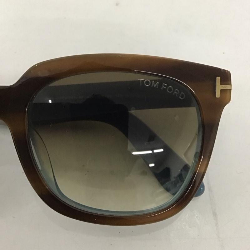 トム フォード TOM FORD めがね・サングラス サングラス TF211 AF 47F バイカラー ロゴ、文字 水色 / ライトブルー / X 茶 / ブラウン / メンズ USED 古着 中古 10125638
