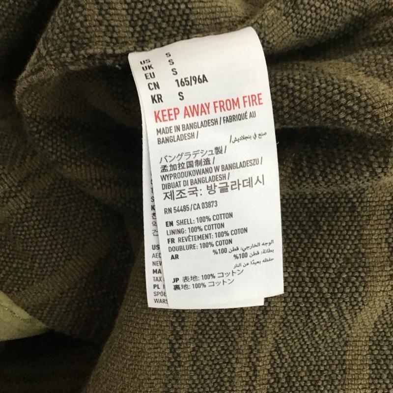 アメリカンイーグル AMERICANEAGLE ジャケット、上着 ジャンパー、ブルゾン ジップアップジャケット ジャンパー ジャケット ミリタリージャケット アウター S 無地 カーキ / カーキ / メンズ USED 古着 中古 10123872
