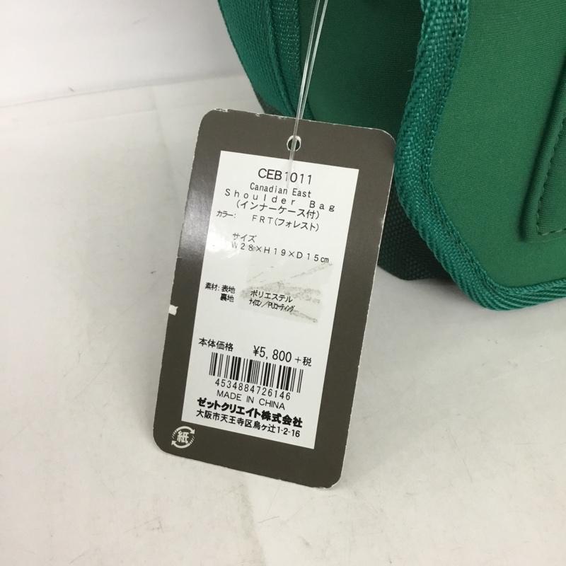 カナディアンイースト Canadian East ショルダーバッグ ショルダーバッグ CEB1011 カメラバッグ タグ付き ロゴ、文字 緑 / グリーン / メンズ USED 古着 中古 10131782