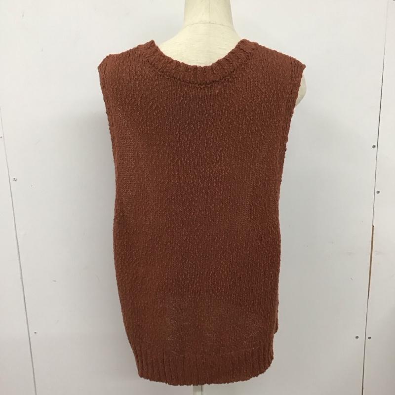 サマンサモスモス Samansa Mos2 ベスト ベスト M 無地 茶 / ブラウン / レディース USED 古着 中古 10128449