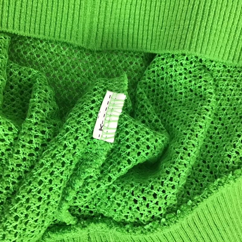 ザラ ZARA ベスト ベスト S 無地 黄緑 / イエローグリーン / レディース USED 古着 中古 10124791