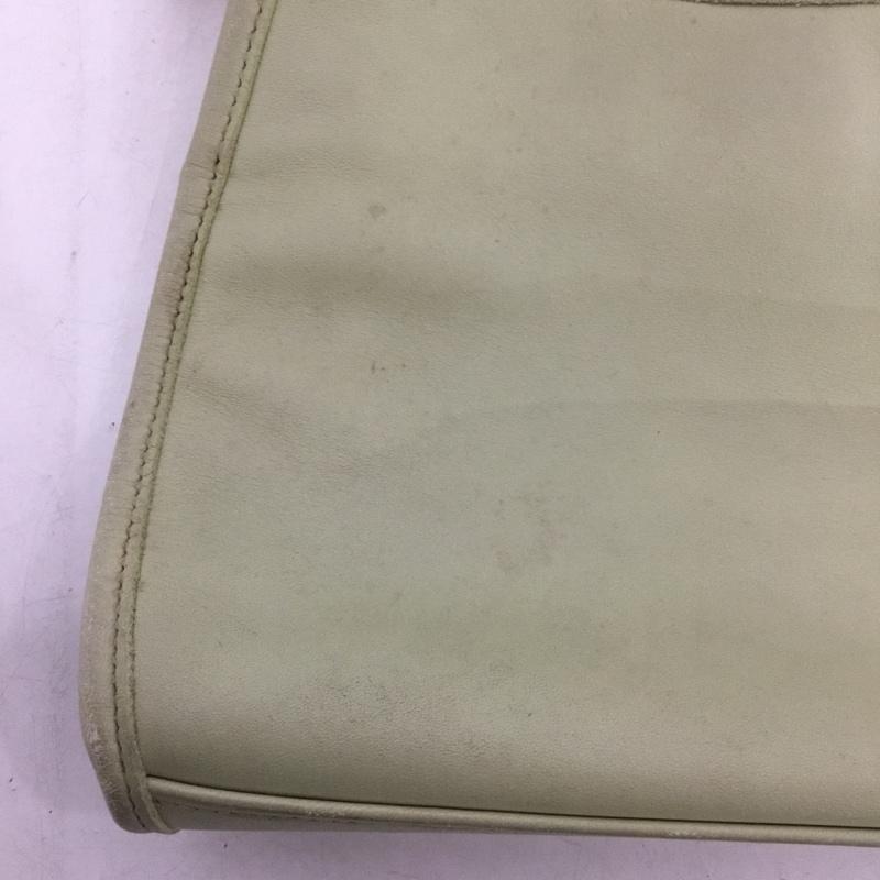 コーチ COACH ハンドバッグ ハンドバッグ 4106 レザー 無地 薄緑 / ライトグリーン / レディース USED 古着 中古 10146901