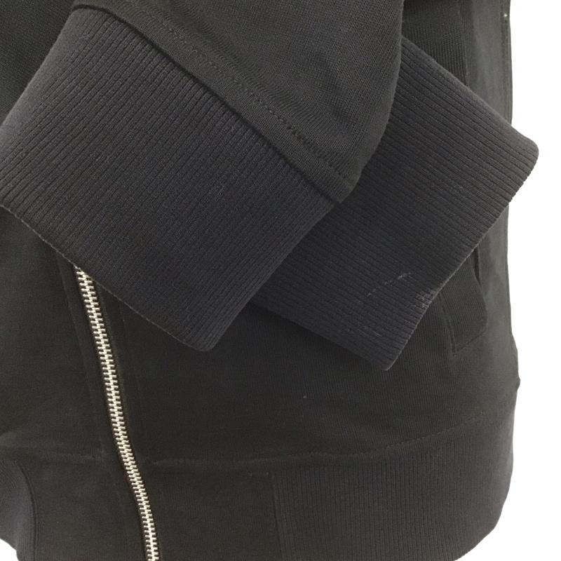 バーバリーブラックレーベル BURBERRY BLACK LABEL パーカー 長袖 ジップアップパーカー 長袖パーカー フード付きパーカー 2 ロゴ、文字 黒 / ブラック /  メンズ USED 古着 中古 10124550