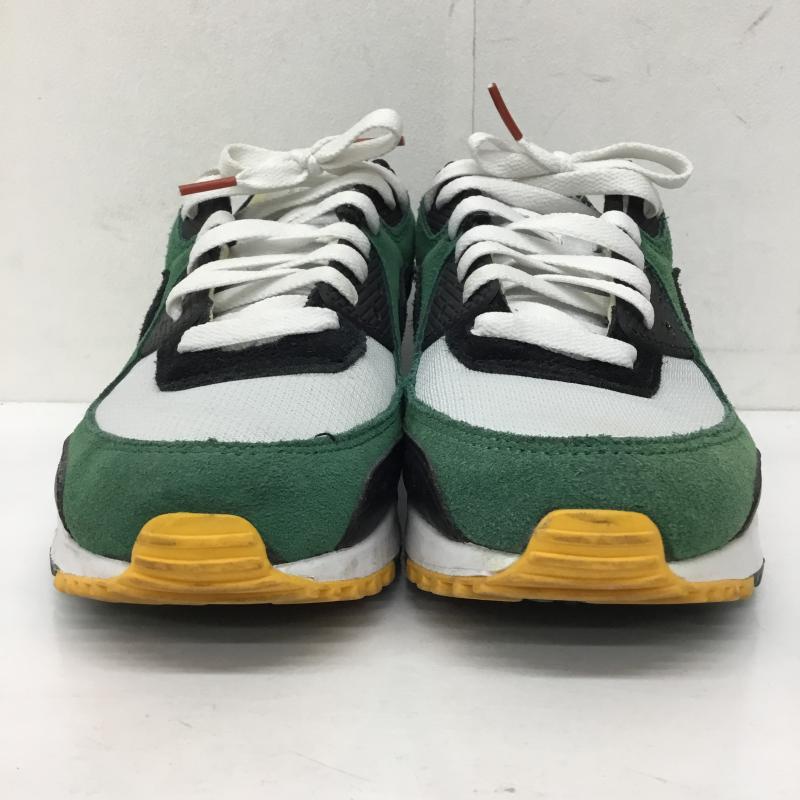 ナイキ NIKE スニーカー スニーカー DM0029-004 Air Max 90 Pure Platinum/Black 27.0cm ロゴ、文字 白 / ホワイト / X 黒 / ブラック / X 緑 / グリーン / メンズ USED 古着 中古 10138993