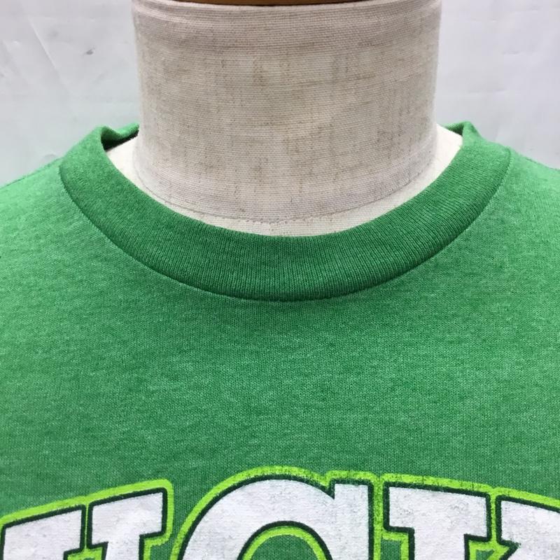 古着 USED Tシャツ 半袖 半袖カットソー プリントTシャツ クルーネックカットソー XL プリント 緑 / グリーン / メンズ USED 古着 中古 10106484