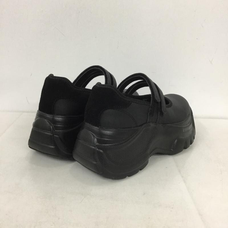 ザラ ZARA カジュアルシューズ カジュアルシューズ 5804 510 800 メリージェーン バレエシューズ 厚底 EU35 無地 黒 / ブラック / レディース USED 古着 中古 10138108