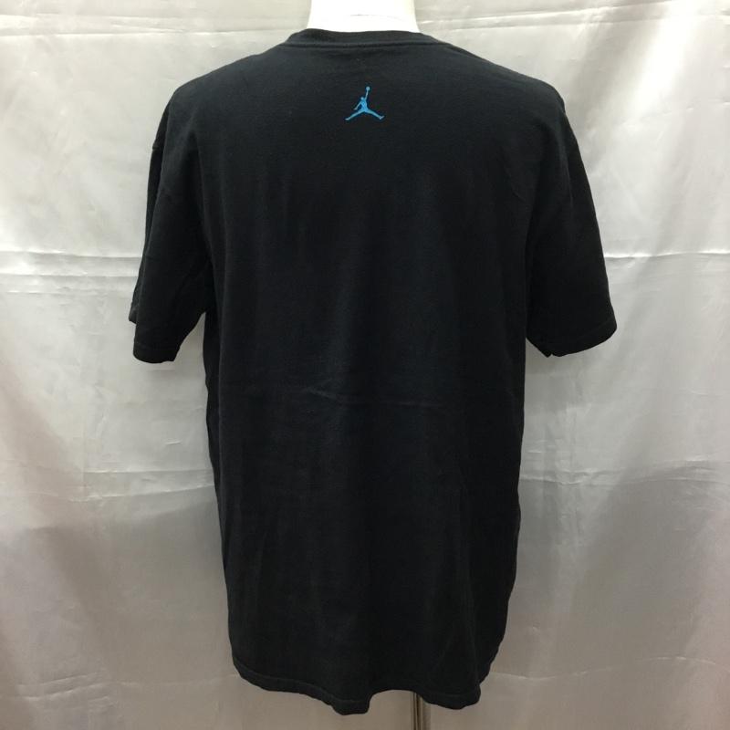 エアジョーダン AIR JORDAN Tシャツ 半袖 半袖カットソー プリントTシャツ クルーネックカットソー 古着 スポーツウェア L プリント 黒 / ブラック / メンズ USED 古着 中古 10108238