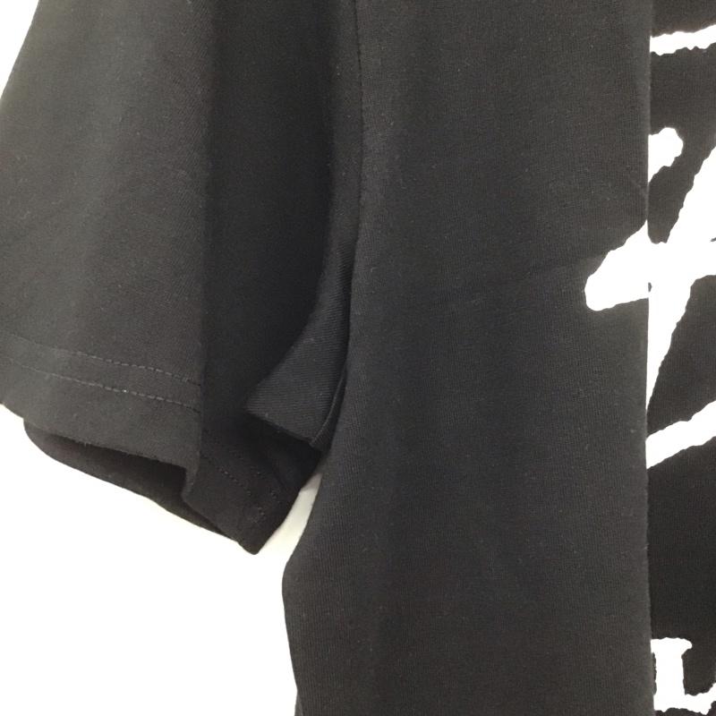ステューシー STUSSY Tシャツ 半袖 半袖カットソー プリントTシャツ クルーネックカットソー L プリント 黒 / ブラック / メンズ USED 古着 中古 10138439