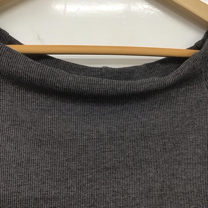 ザラ ZARA カットソー 七分袖 3644/153/803 S 無地 チャコールグレー / チャコールグレー / レディース USED 古着 中古 10133657