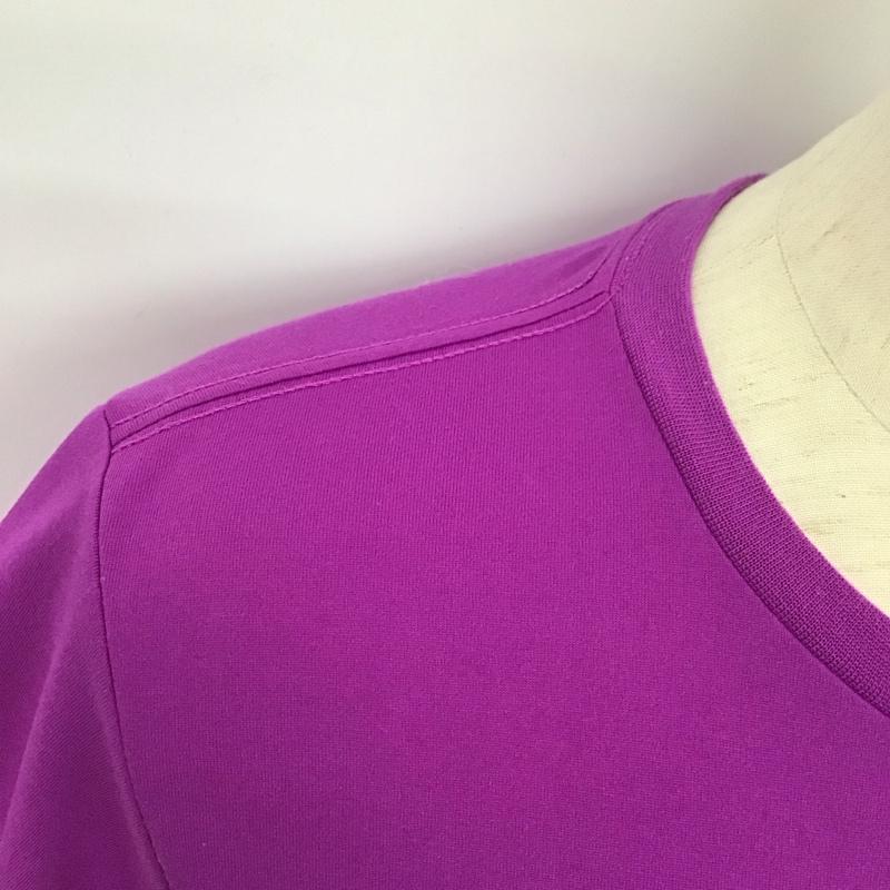 ザノースフェイス THE NORTH FACE カットソー 半袖 ntw31313 COLORFULLOGO 半袖カットソー プリントTシャツ XL ロゴ、文字 紫 / パープル / レディース USED 古着 中古 10125189
