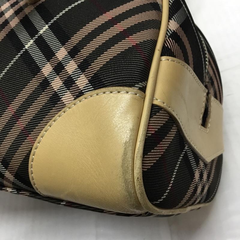 バーバリーブルーレーベル BURBERRY BLUE LABEL ハンドバッグ ハンドバッグ ボストンバッグ チェック マルチカラー / マルチカラー / レディース USED 古着 中古 10119113